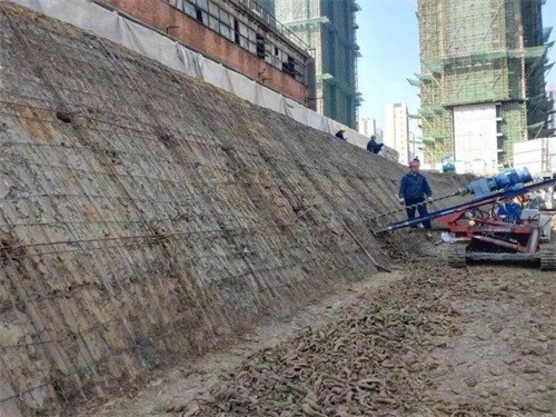 罗江建筑边坡支护